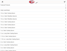 Tablet Screenshot of gatorlures.com
